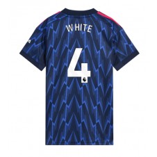 Arsenal Ben White #4 Bortatröja Dam 2025-26 Korta ärmar